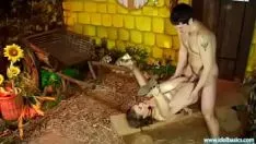 Panamama loca y la jala analmente