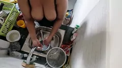 Play Horny Indian Chachi Gets Wet and Wild in the Kitchen