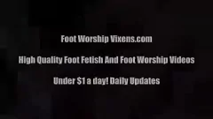 Play Lesbian Feet Worship and BDSM Fantasy